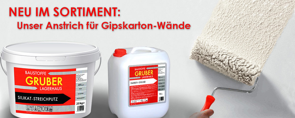 Sonderaktion Streichputz Baustoffe Gruber